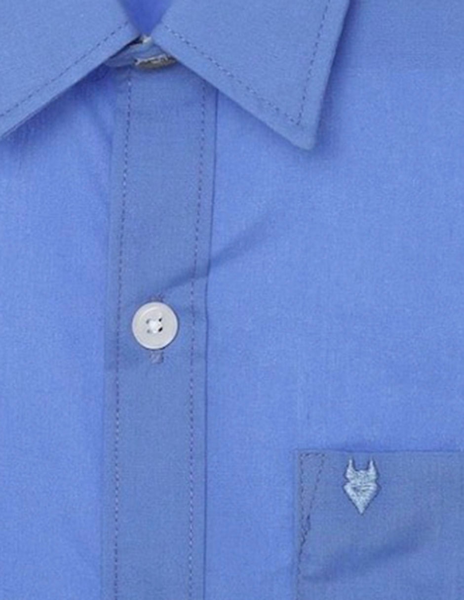 CAMISA 0350313327 YALE, 18, AZUL MEDIO