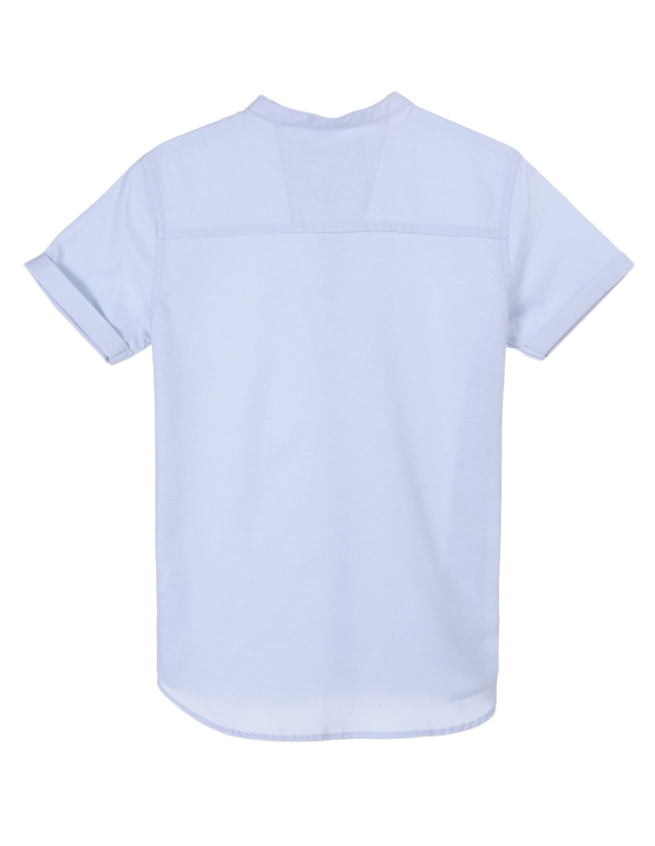 Camisa casual de algodón manga corta para niño 2