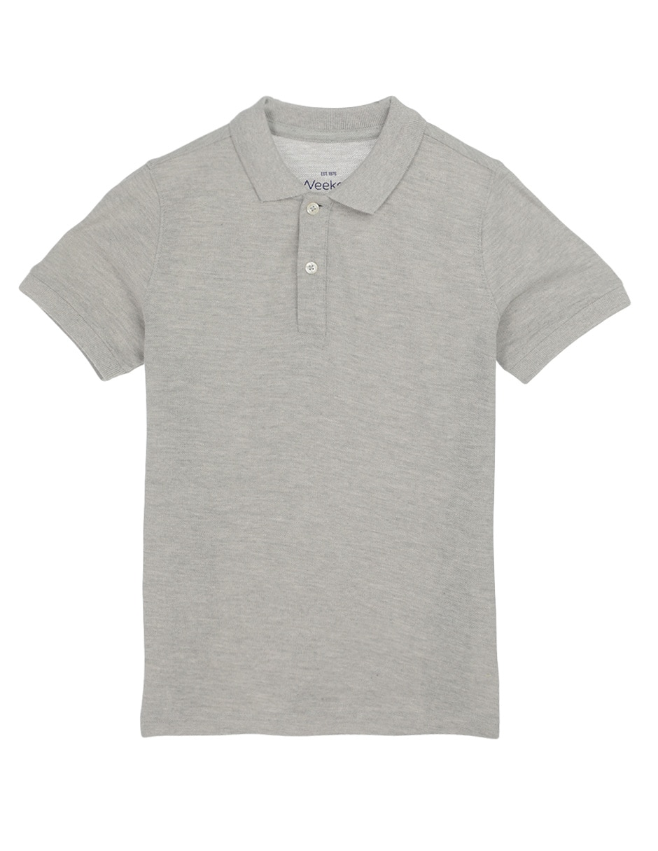 Playera polo blanca discount niño