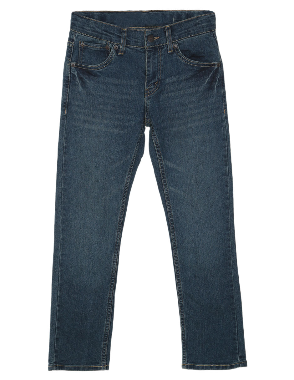 Jeans slim lavado obscuro para niño Jeans slim lavado obscuro para niño
