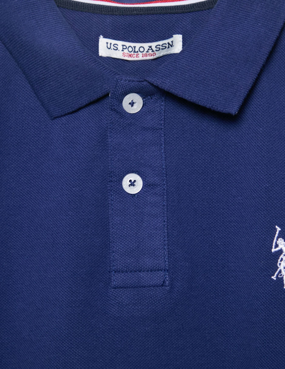 POLO USJPB6138SB POLO LISO, CH, INDIGO