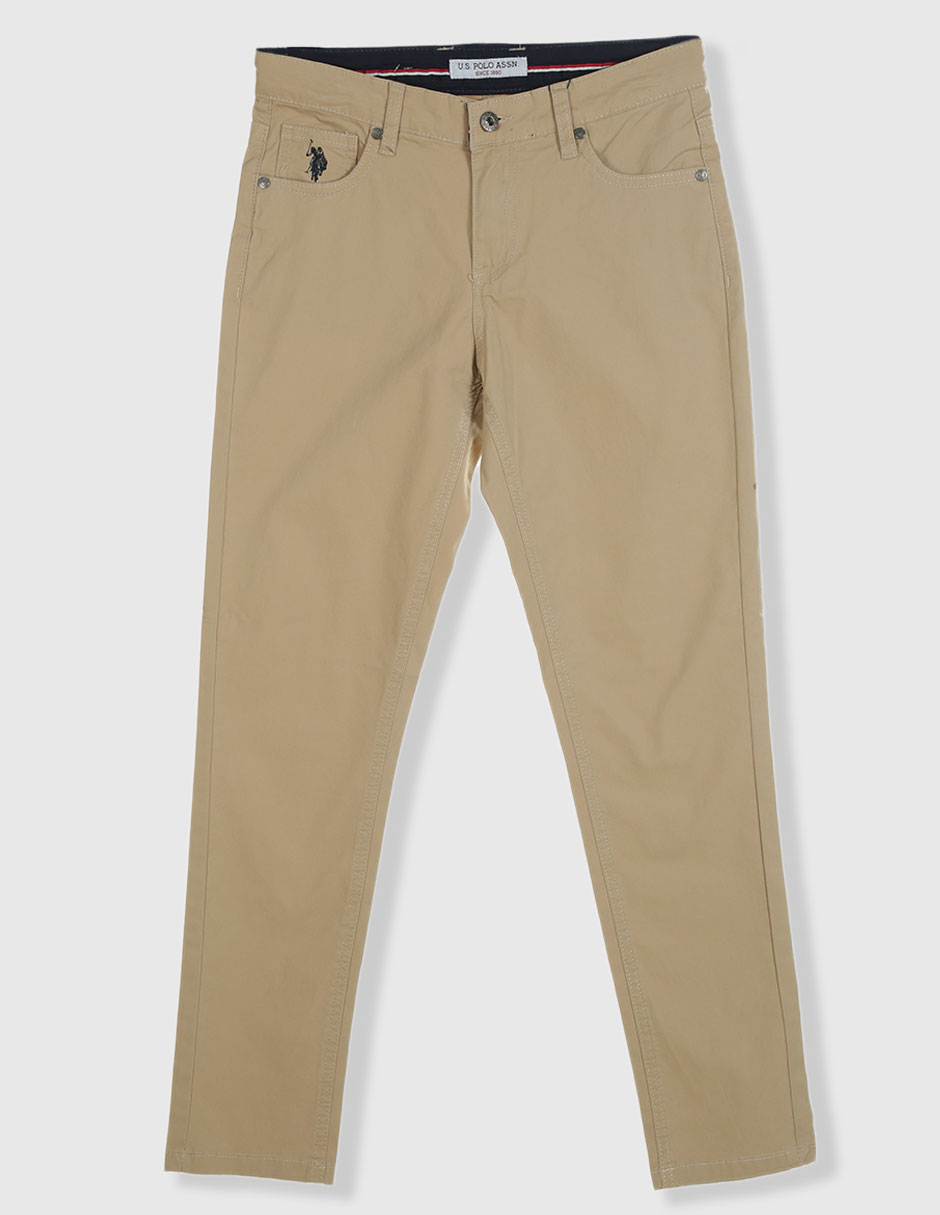 PANTALON 5 BOLSAS US POLO, 12, KHAKI GA