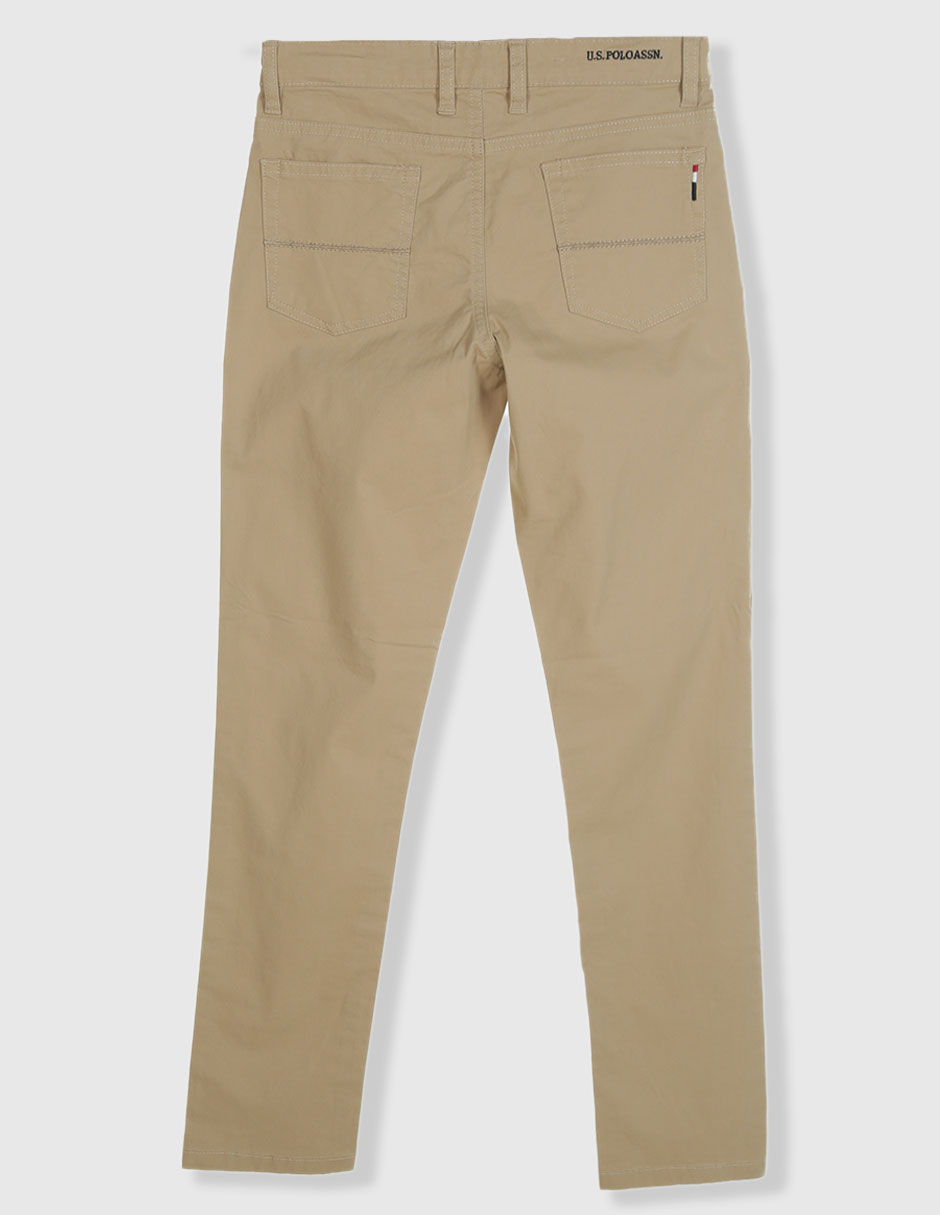 PANTALON 5 BOLSAS US POLO, 12, KHAKI GA