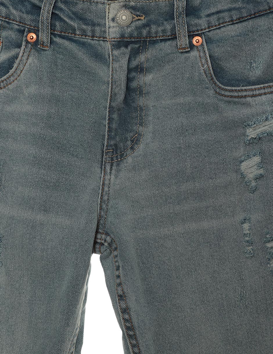 Jeans straight Levi's lavado obscuro para niño 3
