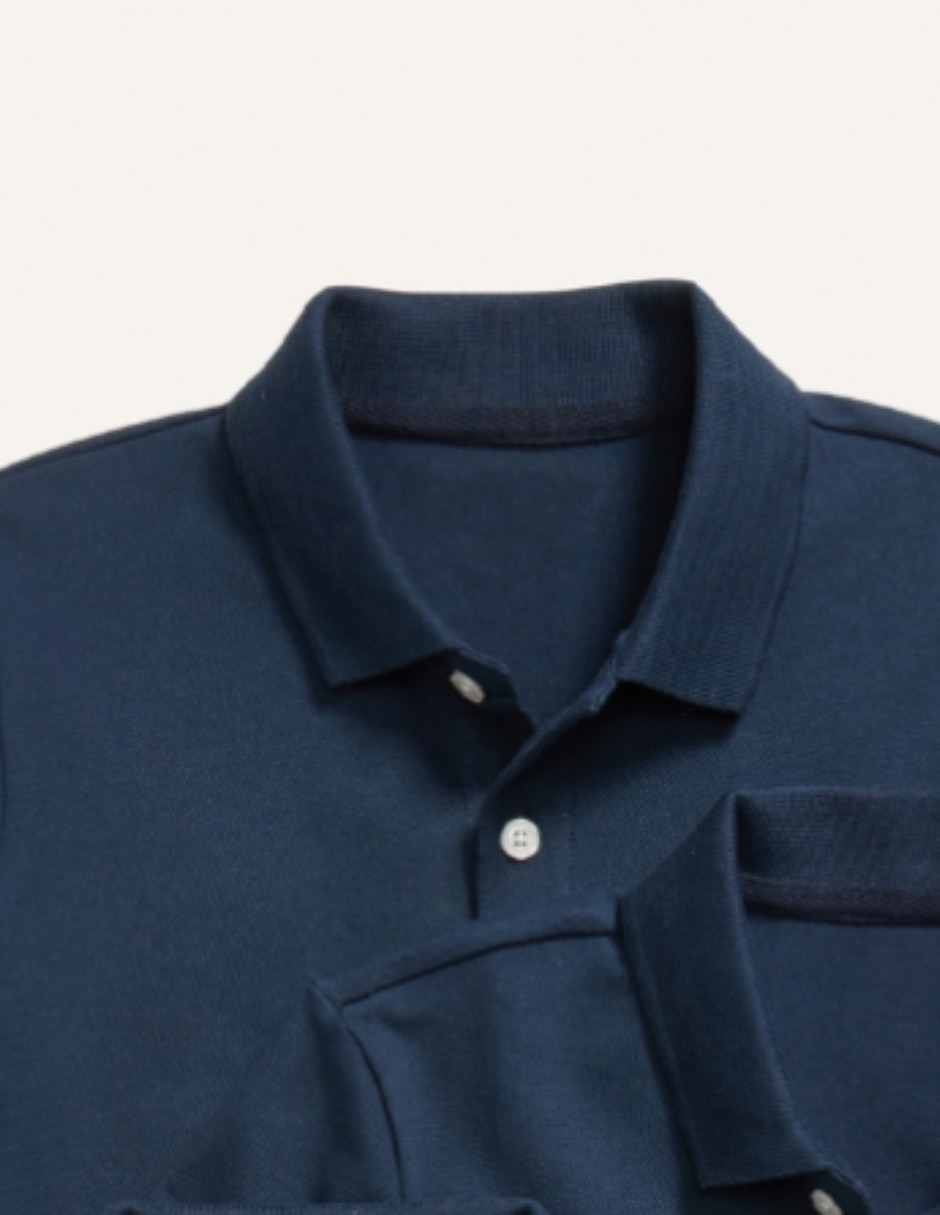 Set playera tipo polo de algodón para niño 2