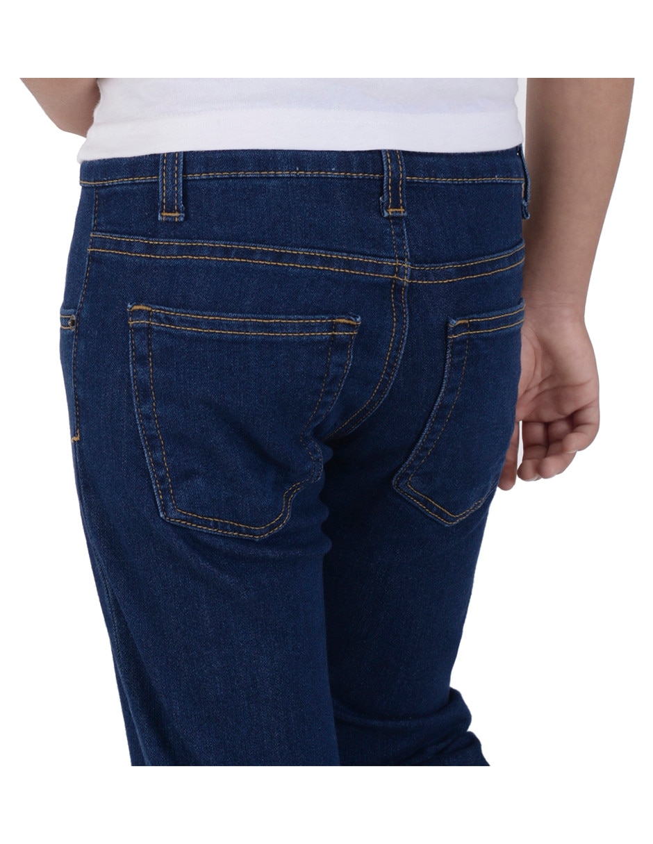 Jeans slim 212310849 lavado medio para niño 4