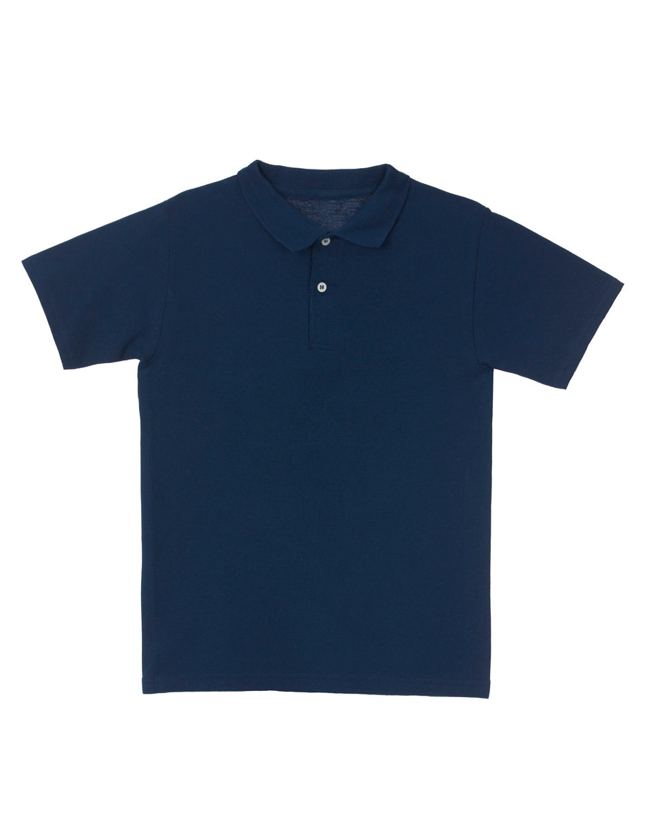 Playera tipo polo de algodón para niño Playera tipo polo de algodón para niño