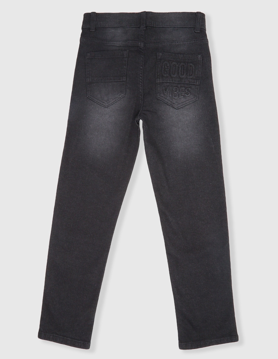 Jeans slim deslavado para niño 2