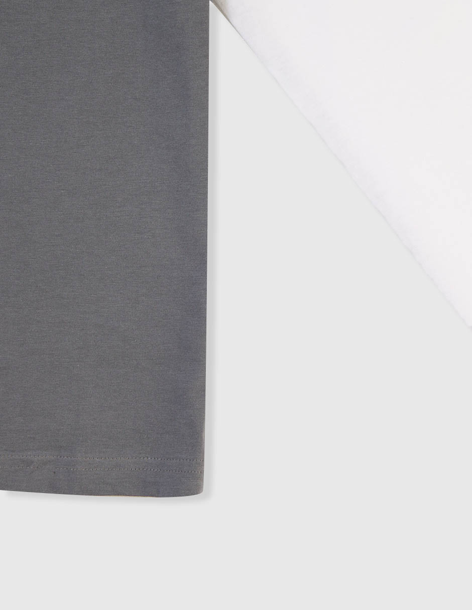 Playera manga larga para niño