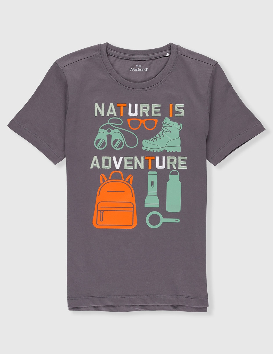 Playera manga corta para niño Playera manga corta para niño