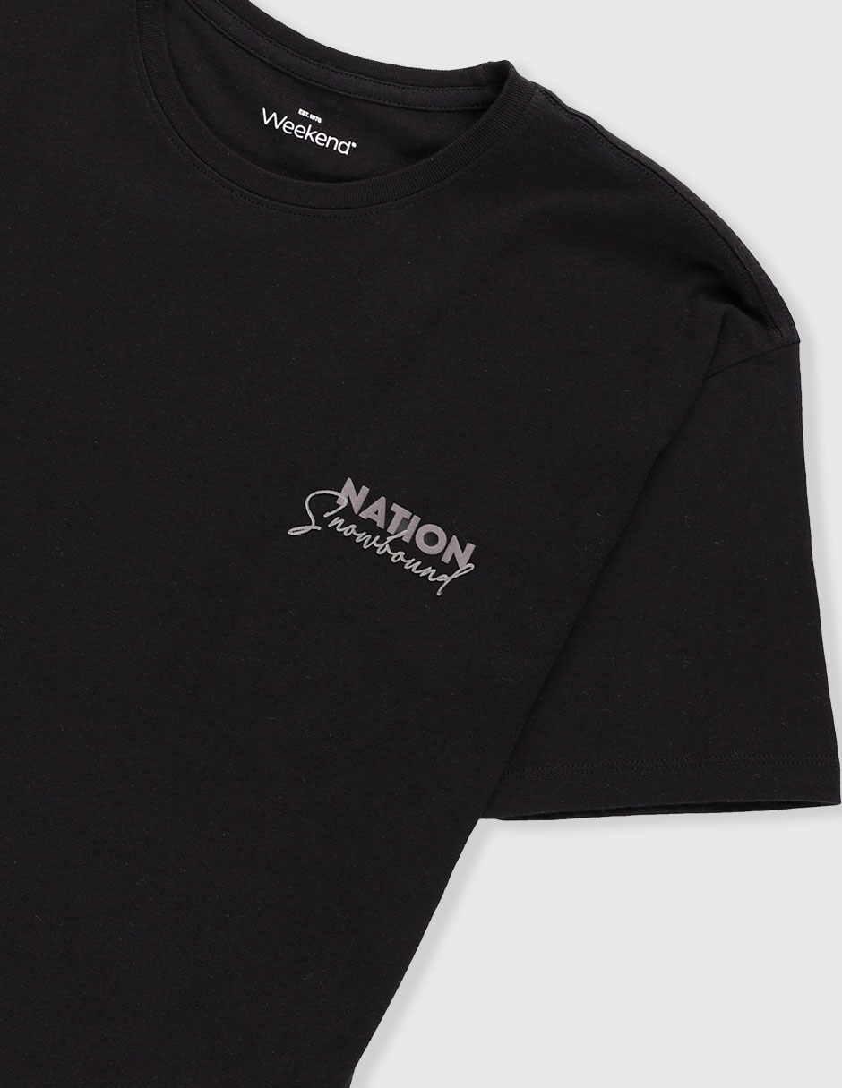 Playera Weekend manga corta para niño