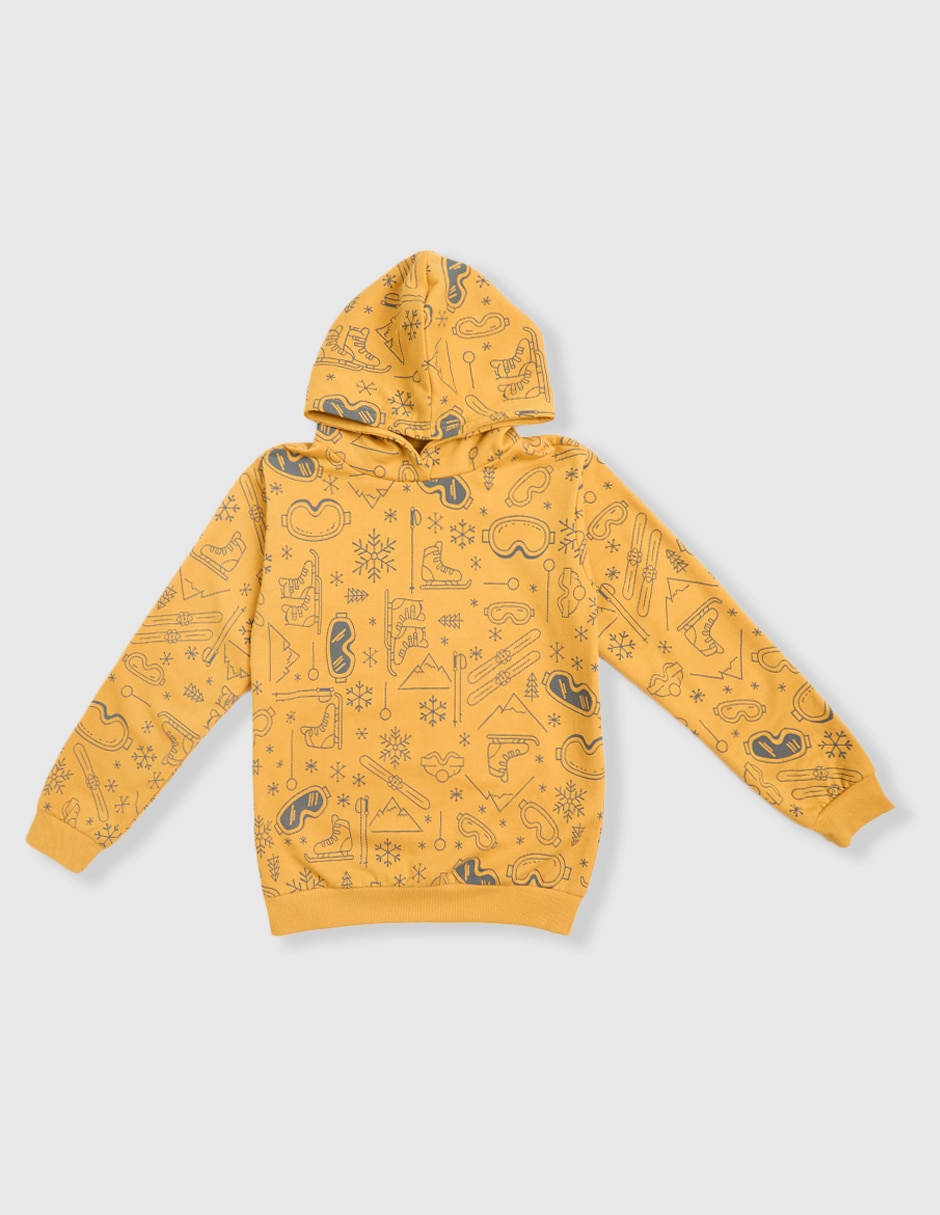 SUDADERA WKNO25303, 4, MOSTAZA OBSCURO