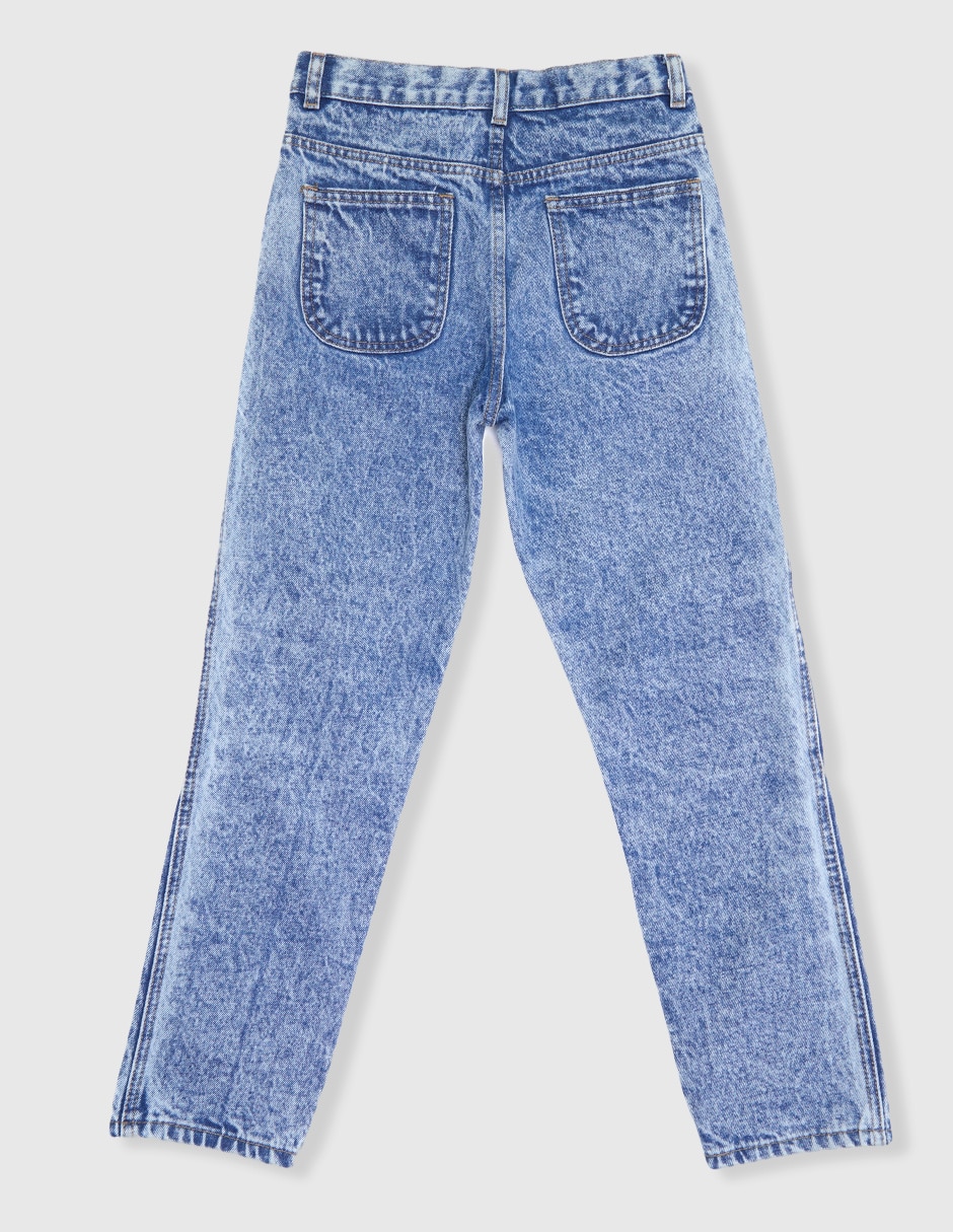 Jeans slim lavado bitono para niño 2
