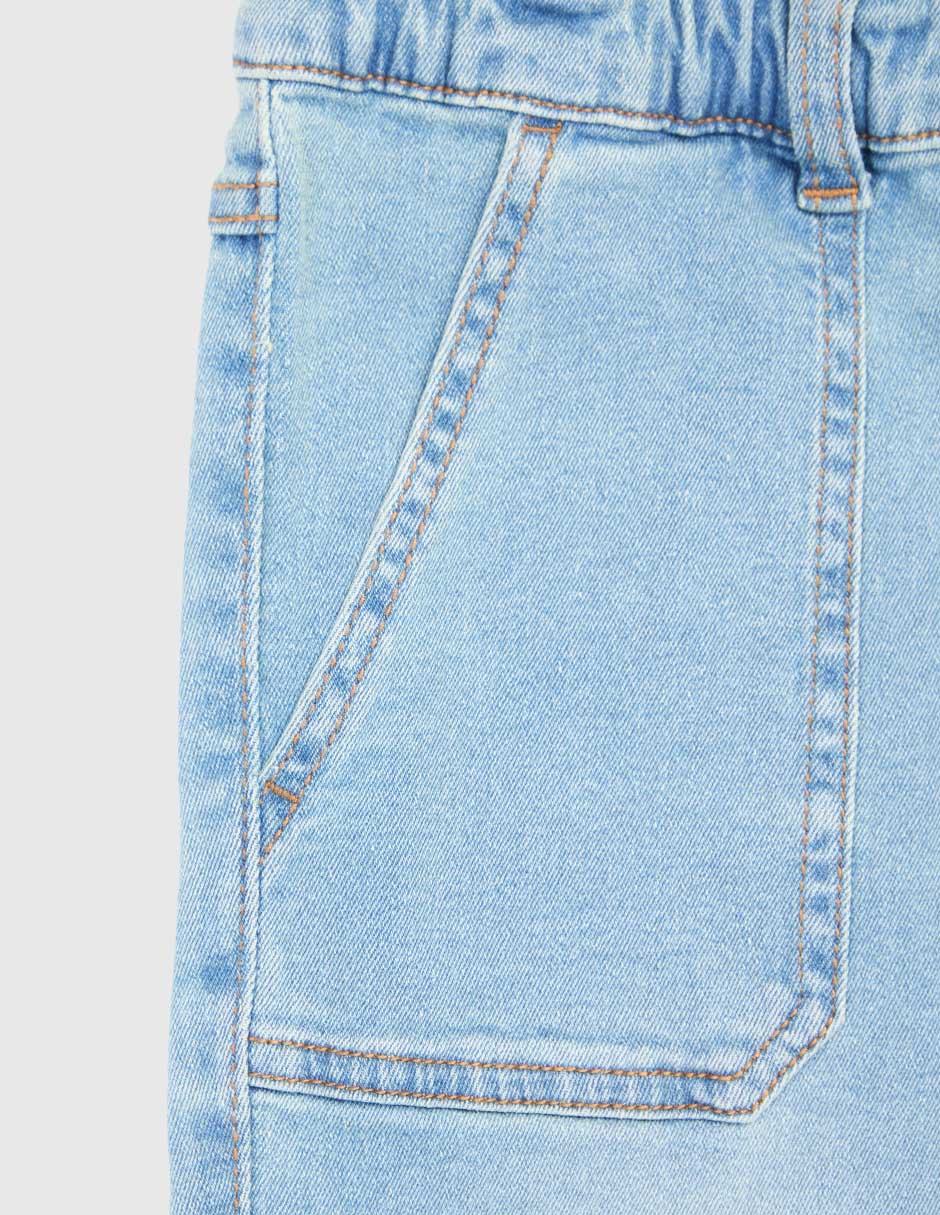Jeans straight deslavado para niño 4