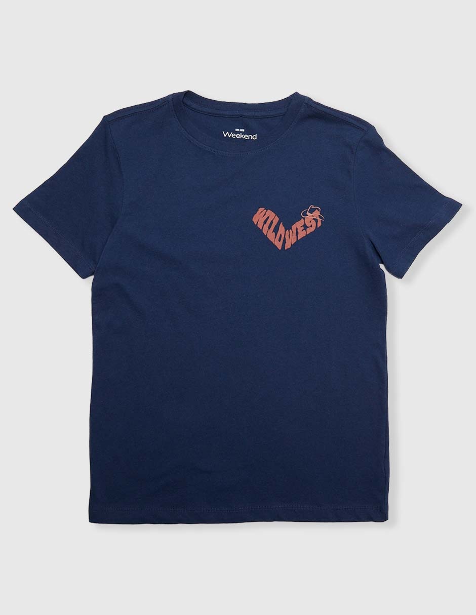Playera manga corta para niño Playera manga corta para niño