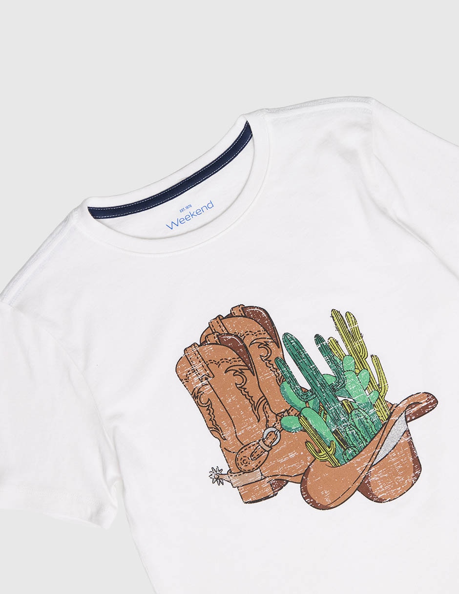 Playera manga corta para niño 3