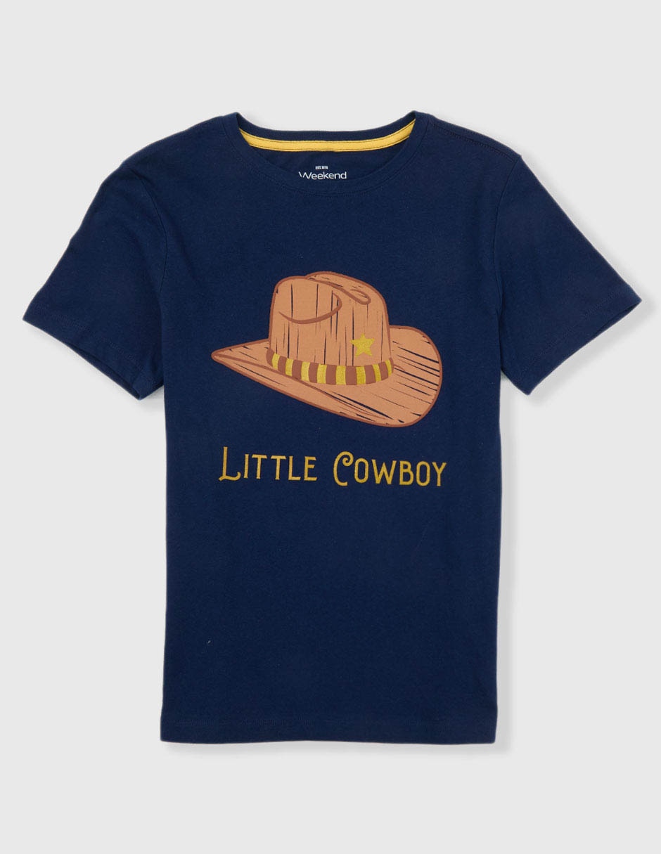 Playera manga corta para niño Playera manga corta para niño