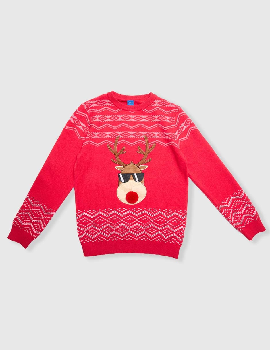 Suéter navideño tejido Weekend para niño Suburbia