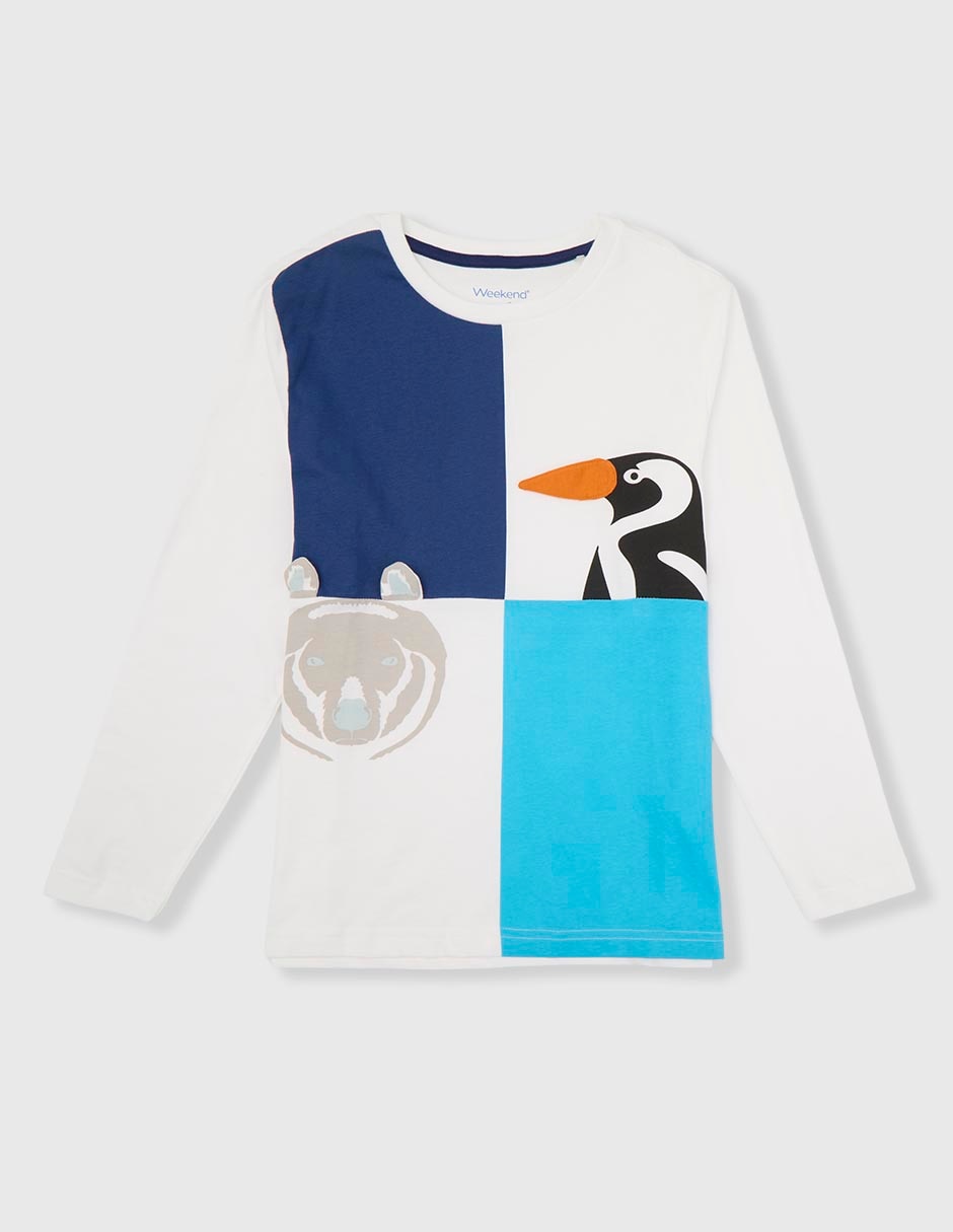 Playera manga larga para niño 1