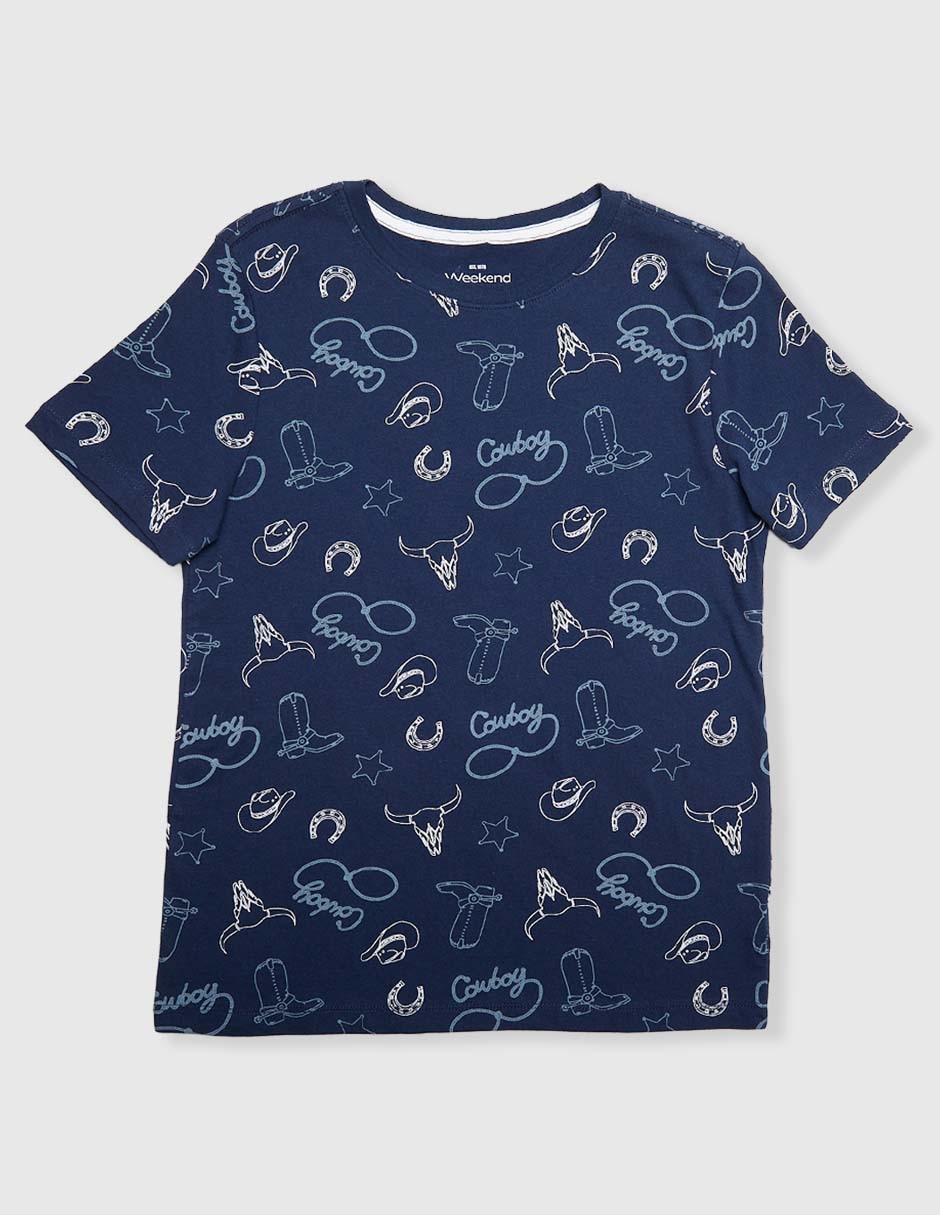Playera manga corta para niño Playera manga corta para niño