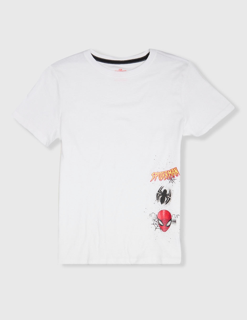 Playera Spider-Man Marvel manga corta para niño Playera Spider-Man Marvel manga corta para niño