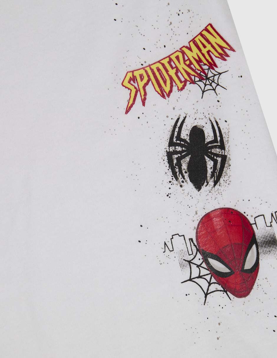 Playera Spider-Man Marvel manga corta para niño 4