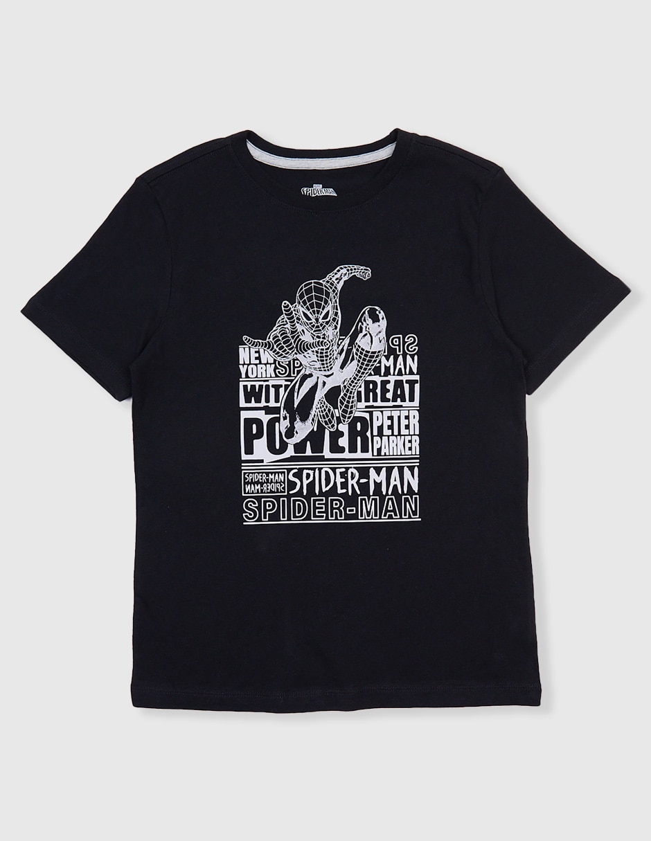 Playera Spider-Man Marvel manga corta para niño Playera Spider-Man Marvel manga corta para niño