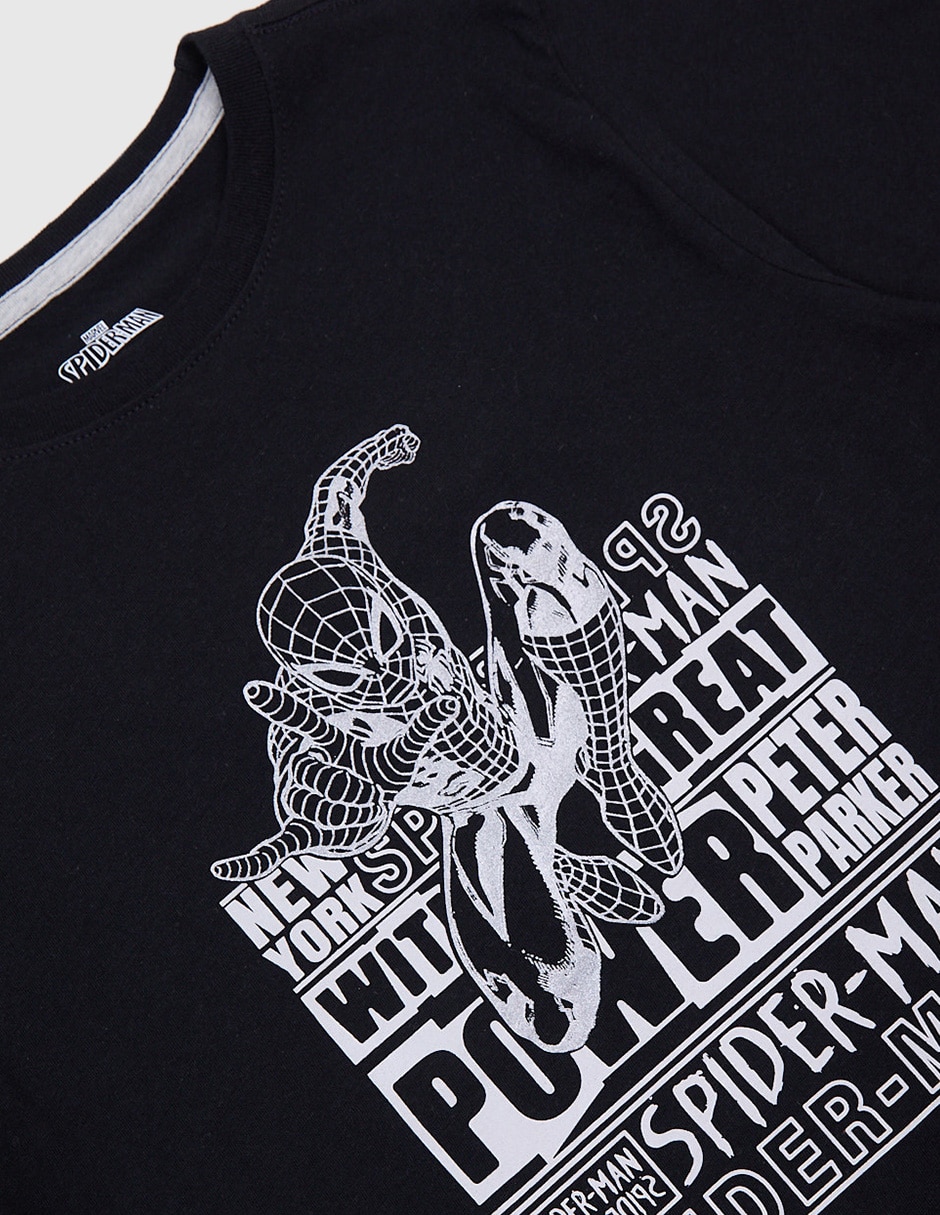 Playera Spider-Man Marvel manga corta para niño 3