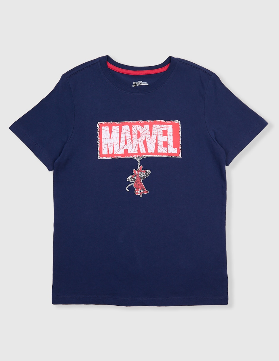 Playera Spider-Man Marvel manga corta para niño Playera Spider-Man Marvel manga corta para niño