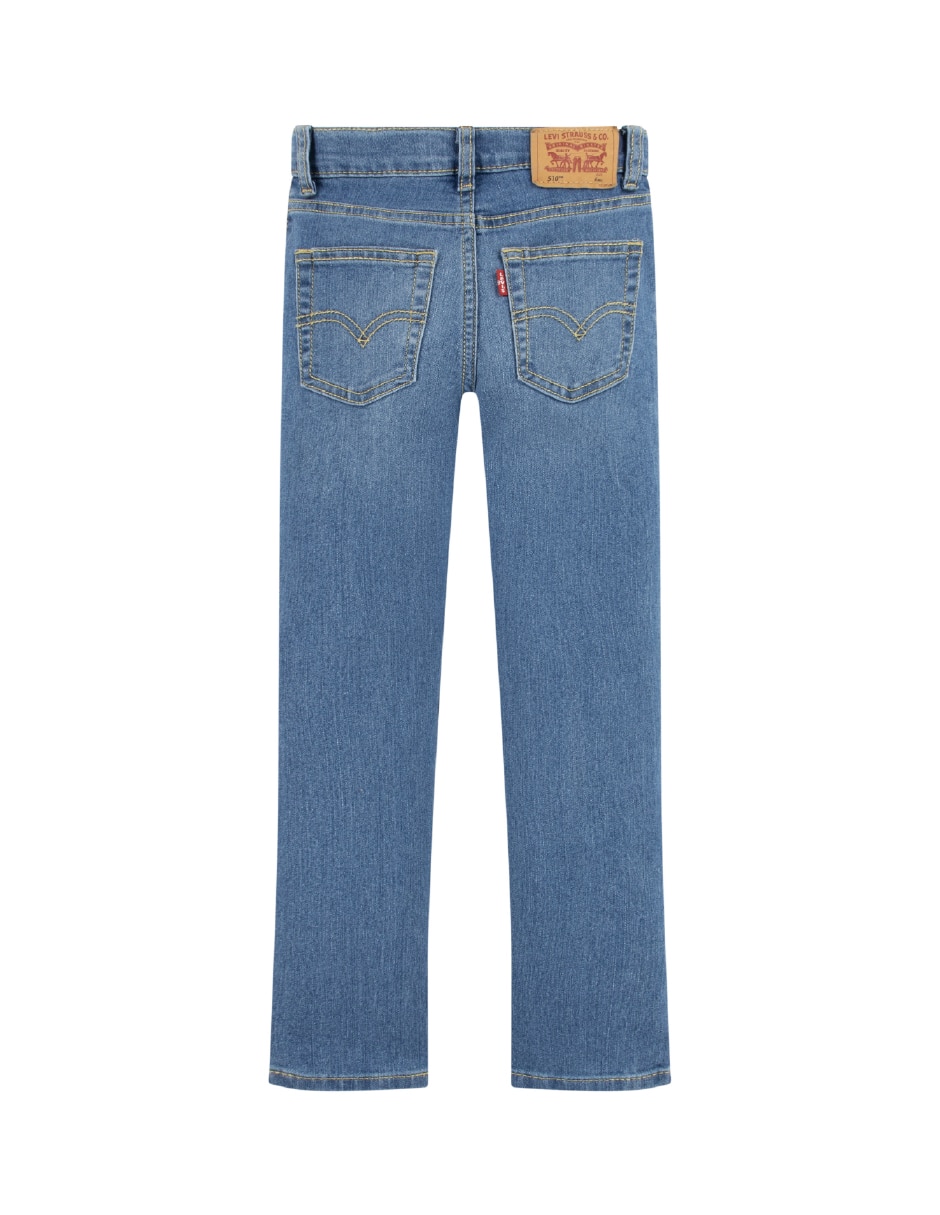 Jeans skinny lavado claro para niño 2