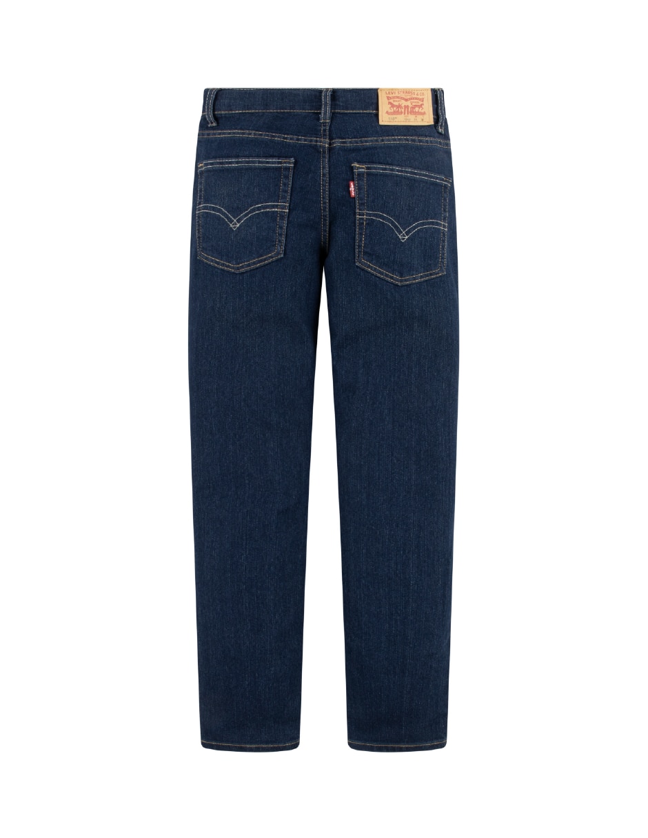 Jeans skinny lavado obscuro para niño 2