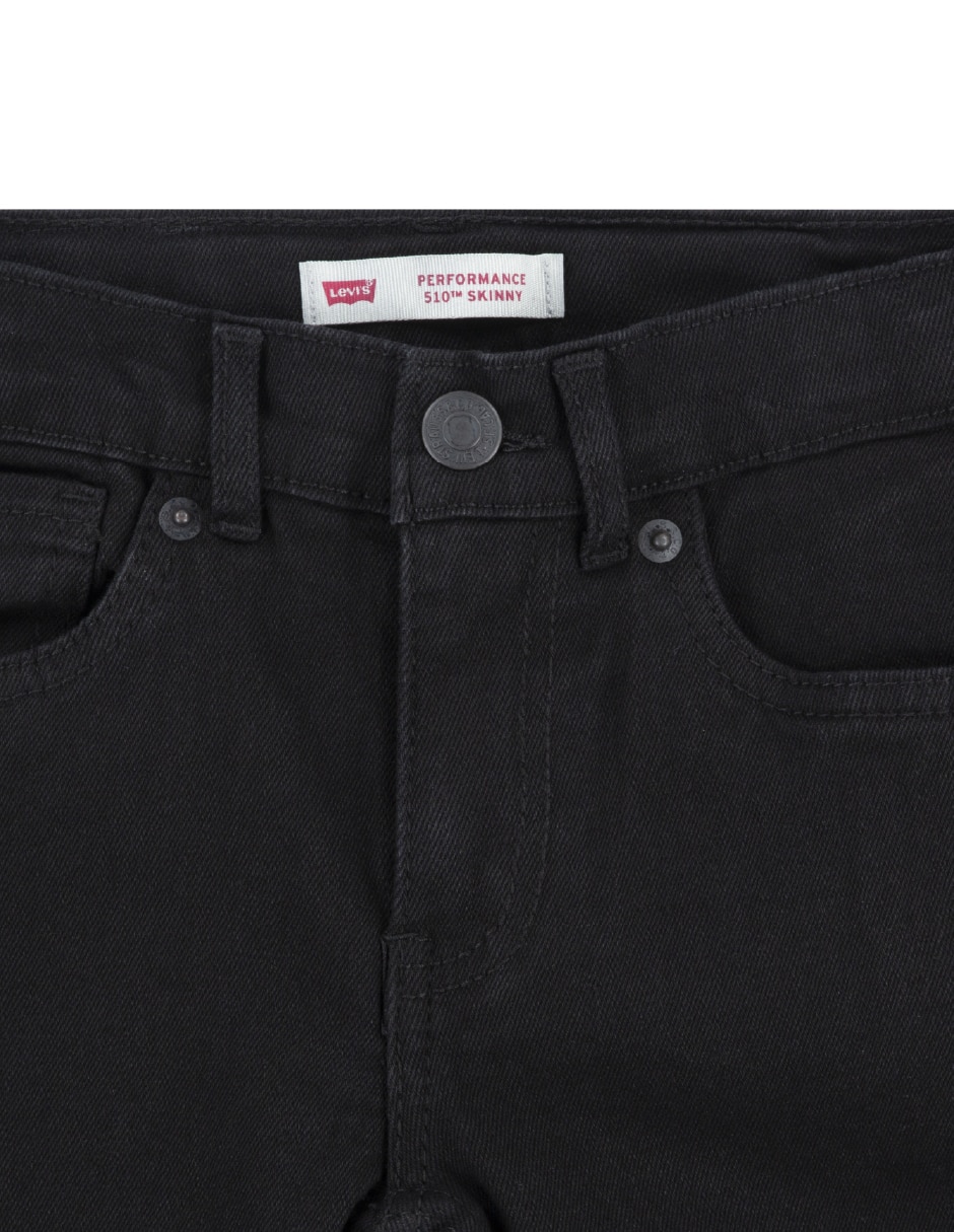 Jeans skinny lavado obscuro para niño 3