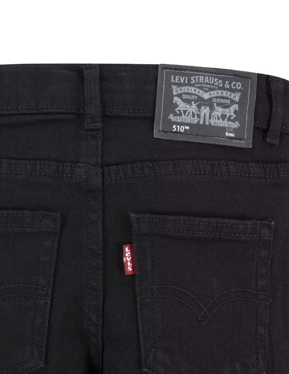 Jeans skinny lavado obscuro para niño 5