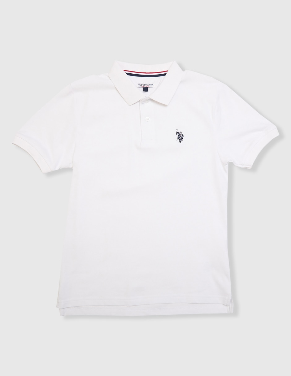 Playera tipo polo de algodón para niño Playera tipo polo de algodón para niño