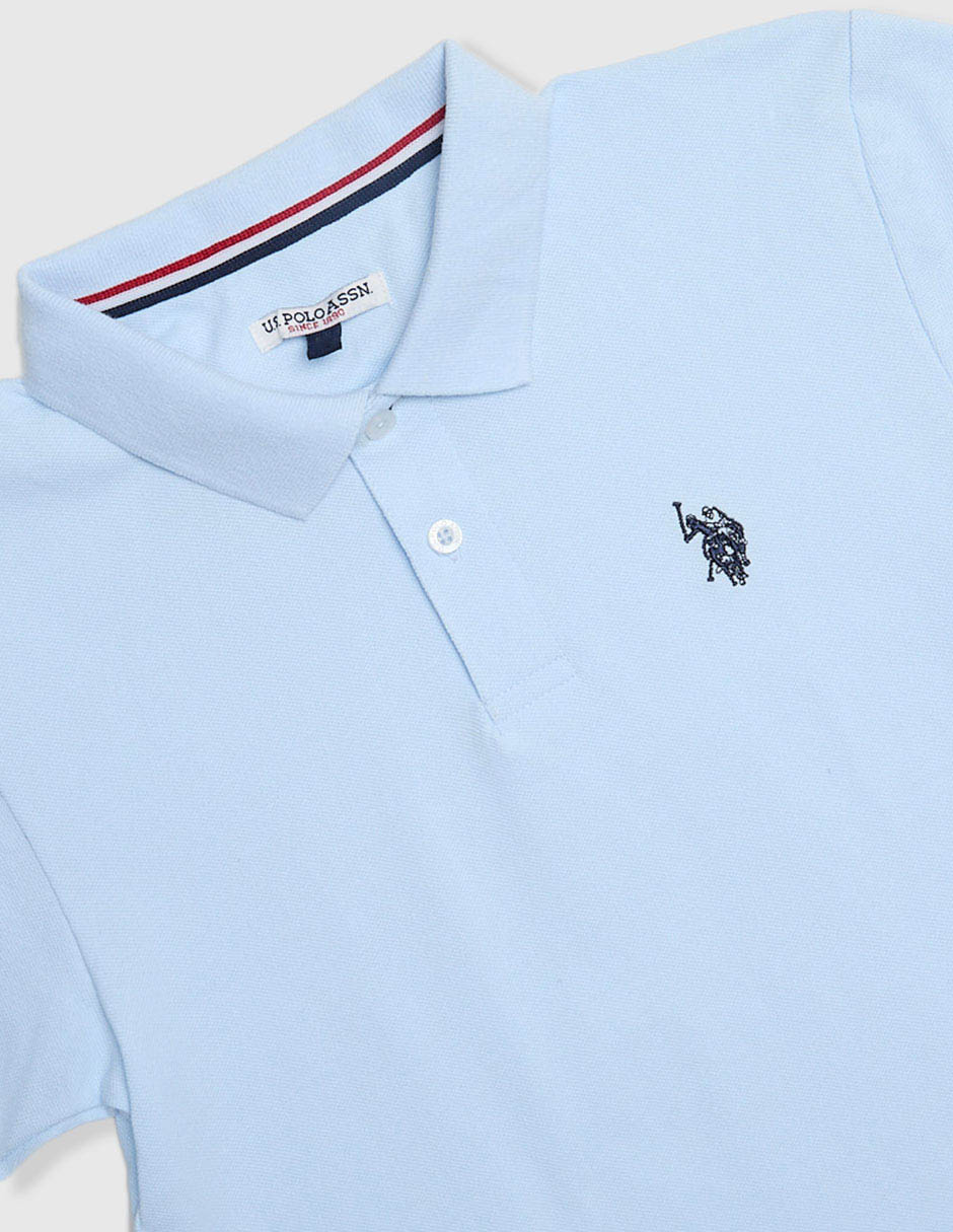 Playera tipo polo de algodón para bebé niño 3