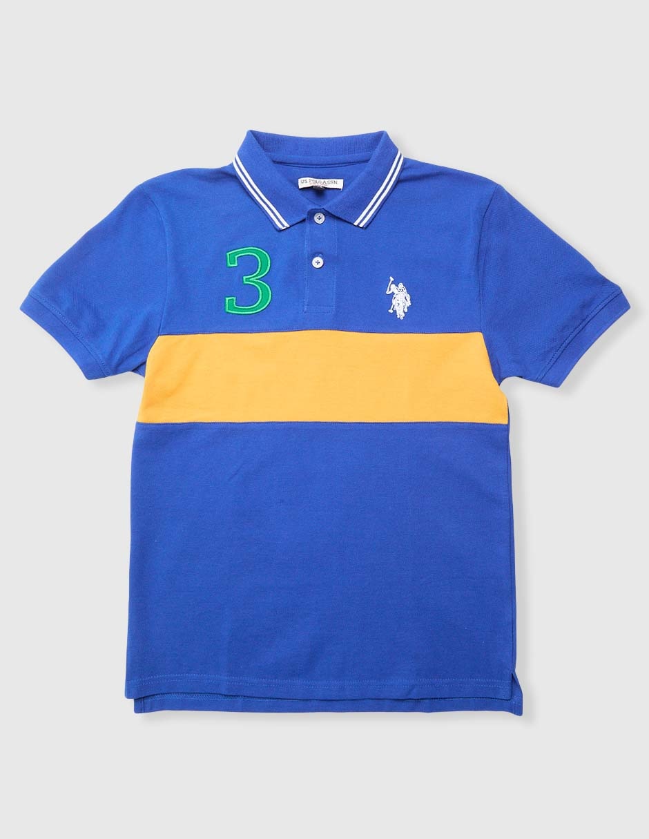Playera tipo polo para niño Playera tipo polo para niño