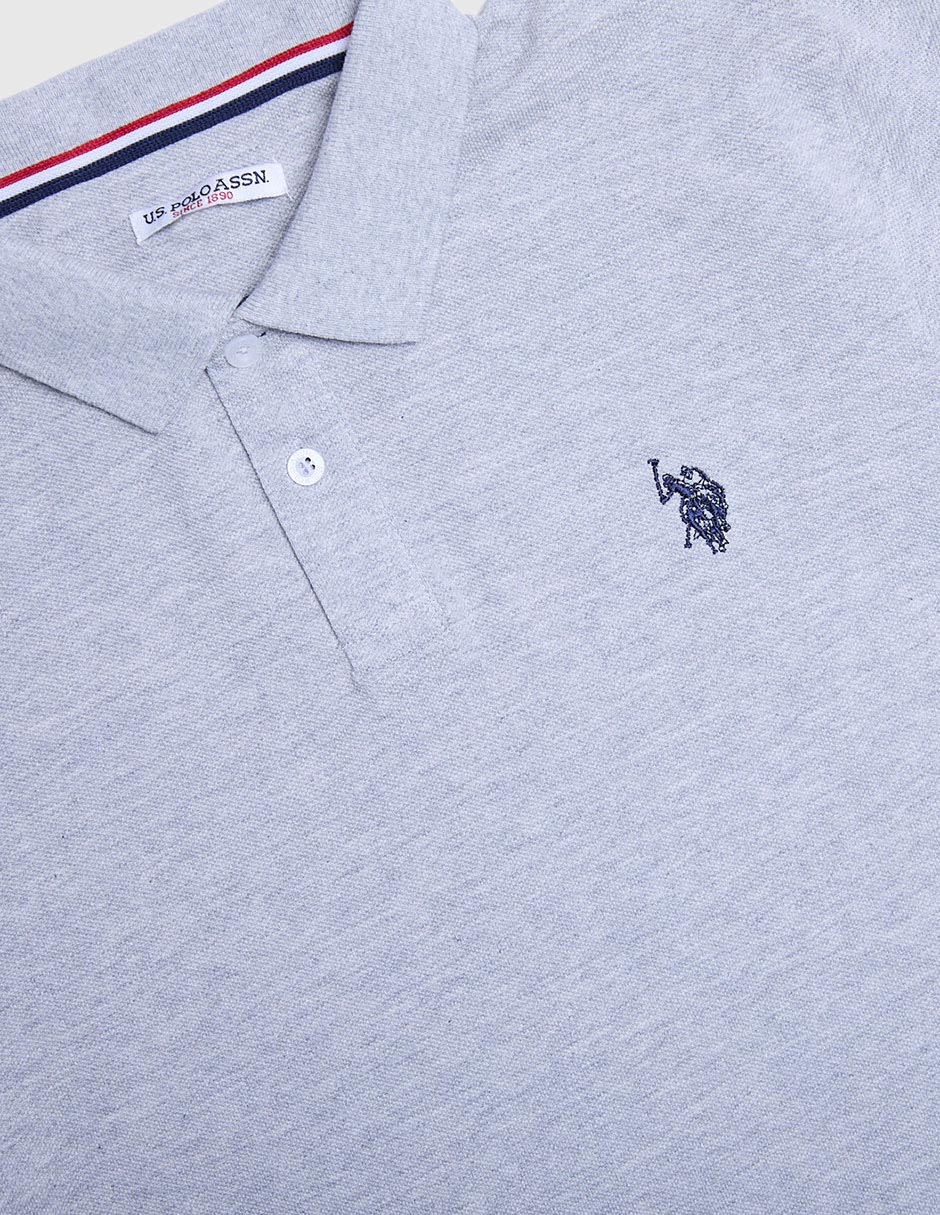 Playera tipo polo de algodón para niño 3