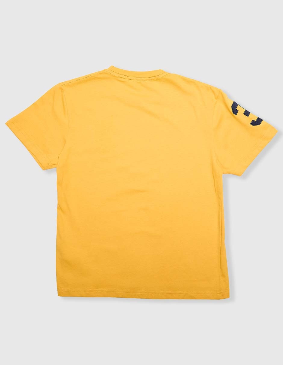 PLAYERA US POLO, EG, AMARILLO LISO M CO