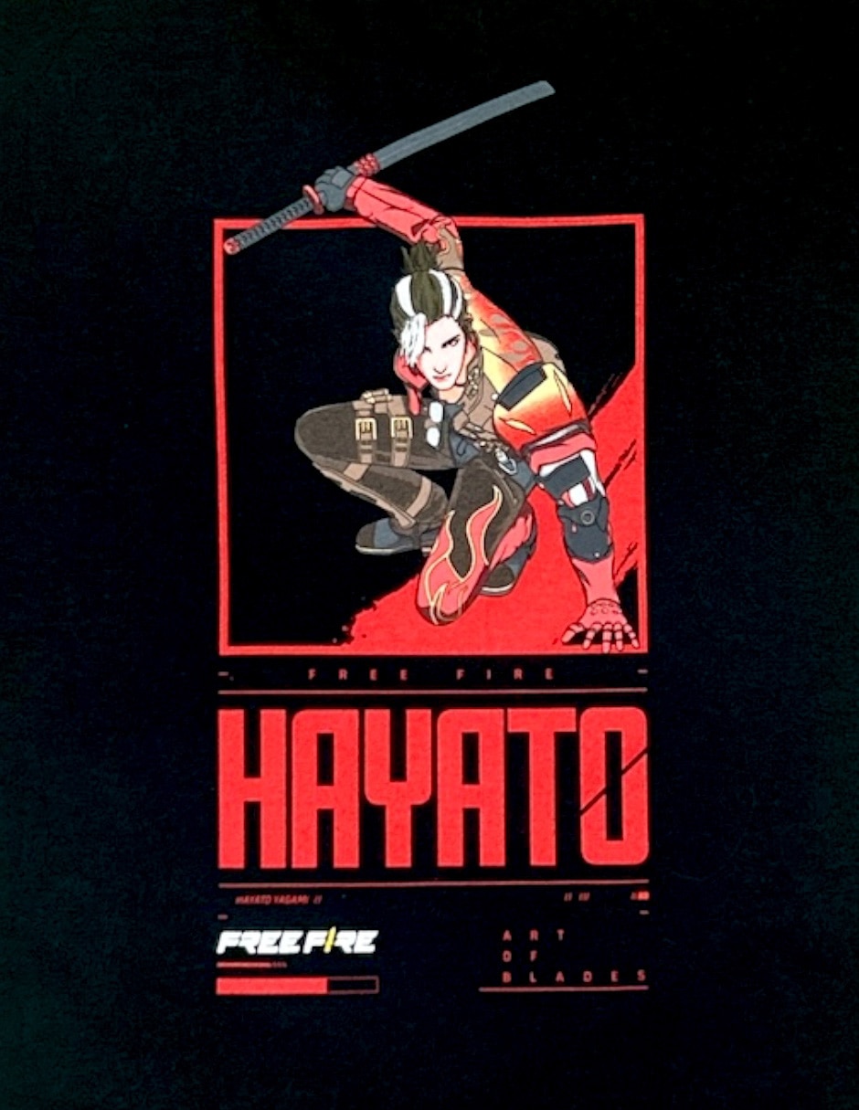 Playera Freefire Free Fire Tycoon manga corta para niño Suburbia