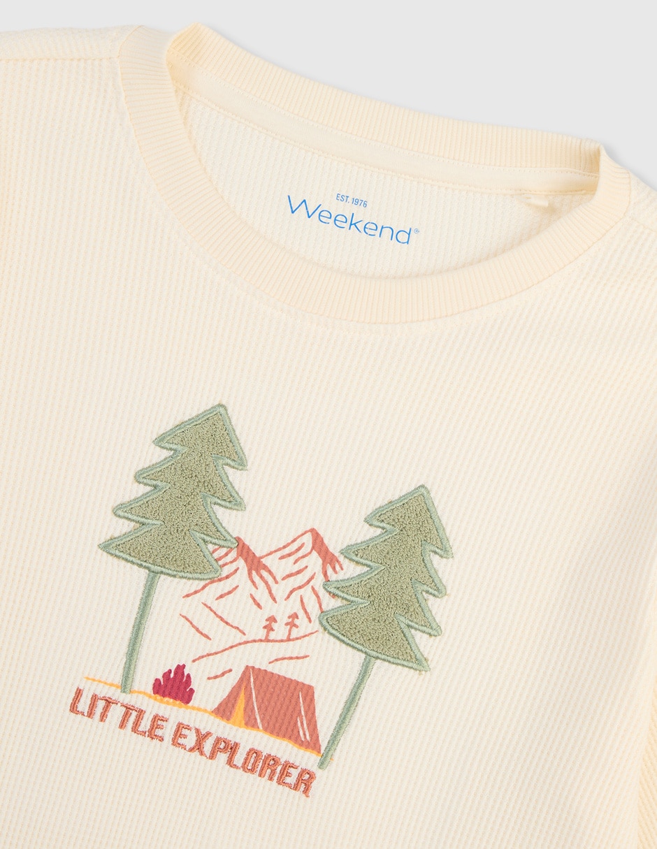 Playera manga larga para niño 3