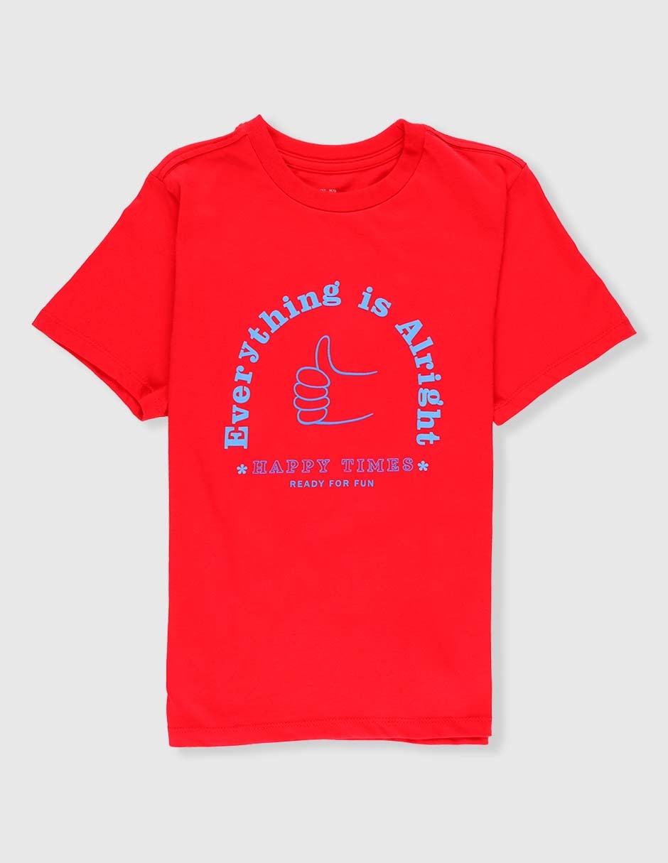 Playera manga corta para niño Playera manga corta para niño