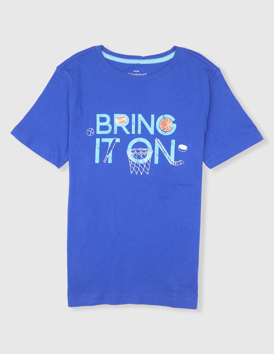 Playera manga corta para niño Playera manga corta para niño