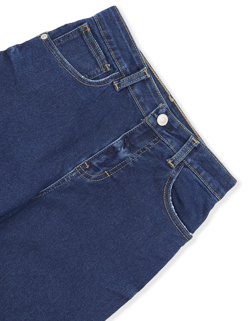 Jeans straight lavado medio para niño 3