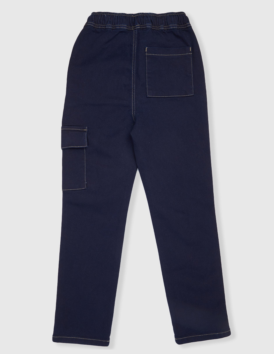Jeans slim lavado obscuro para niño 2