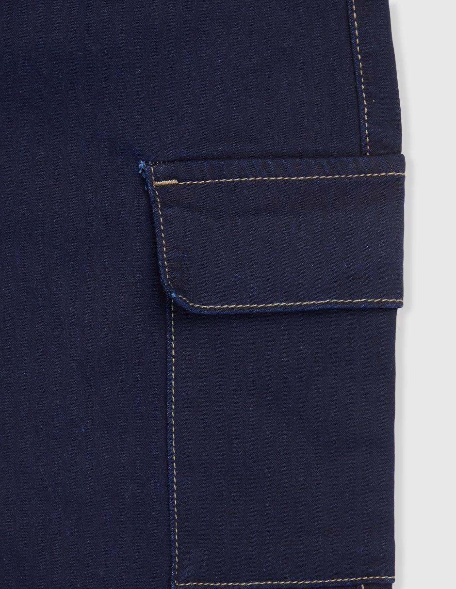 Jeans slim lavado obscuro para niño 4