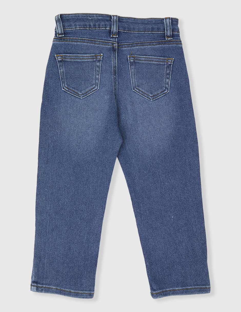 Jeans slim deslavado para niño 2