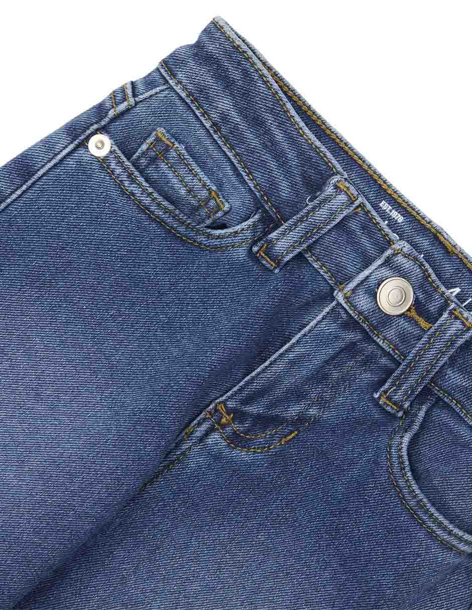 Jeans slim deslavado para niño 3