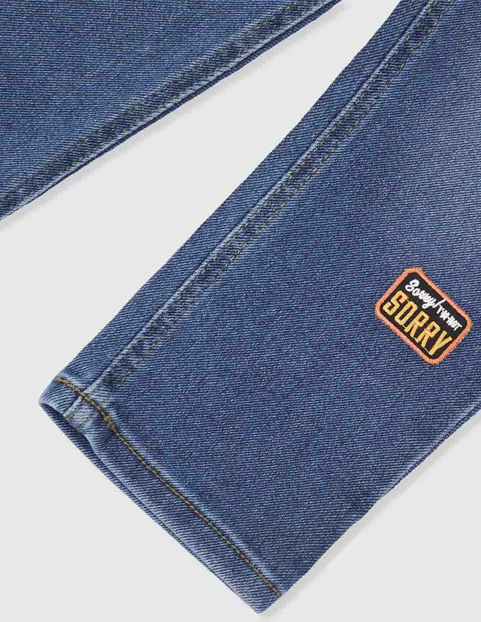 Jeans slim deslavado para niño 4