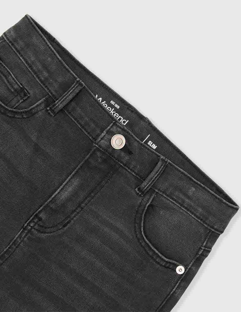 Jeans slim deslavado para niño 3
