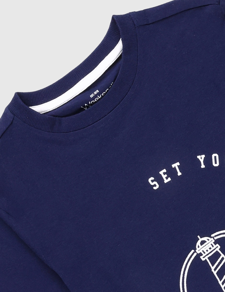 PLAYERA WEEKEND, 16, AZUL MARINO WKTO26